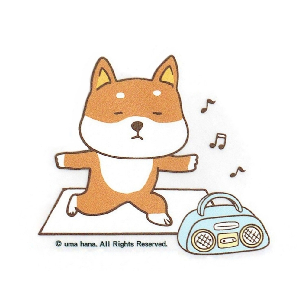 Waterproof Shiba Inu Sticker Decal Die Cut